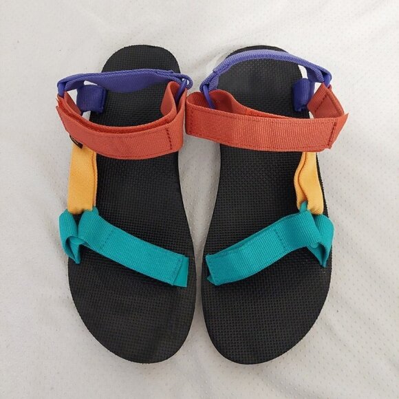 Teva Original Universal Men's Bright Retro Multi Casual Lifestyle Sandals Sz 11 - Picture 1 of 9